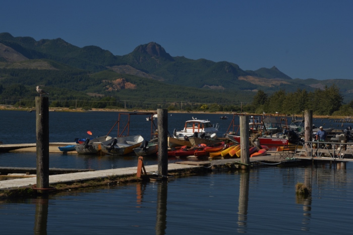the town of Wheeler and its small harbor